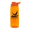 Garyline® Flair Tritan® Bottle with Drink-Thru Lid - 26 oz. - Translucent orange